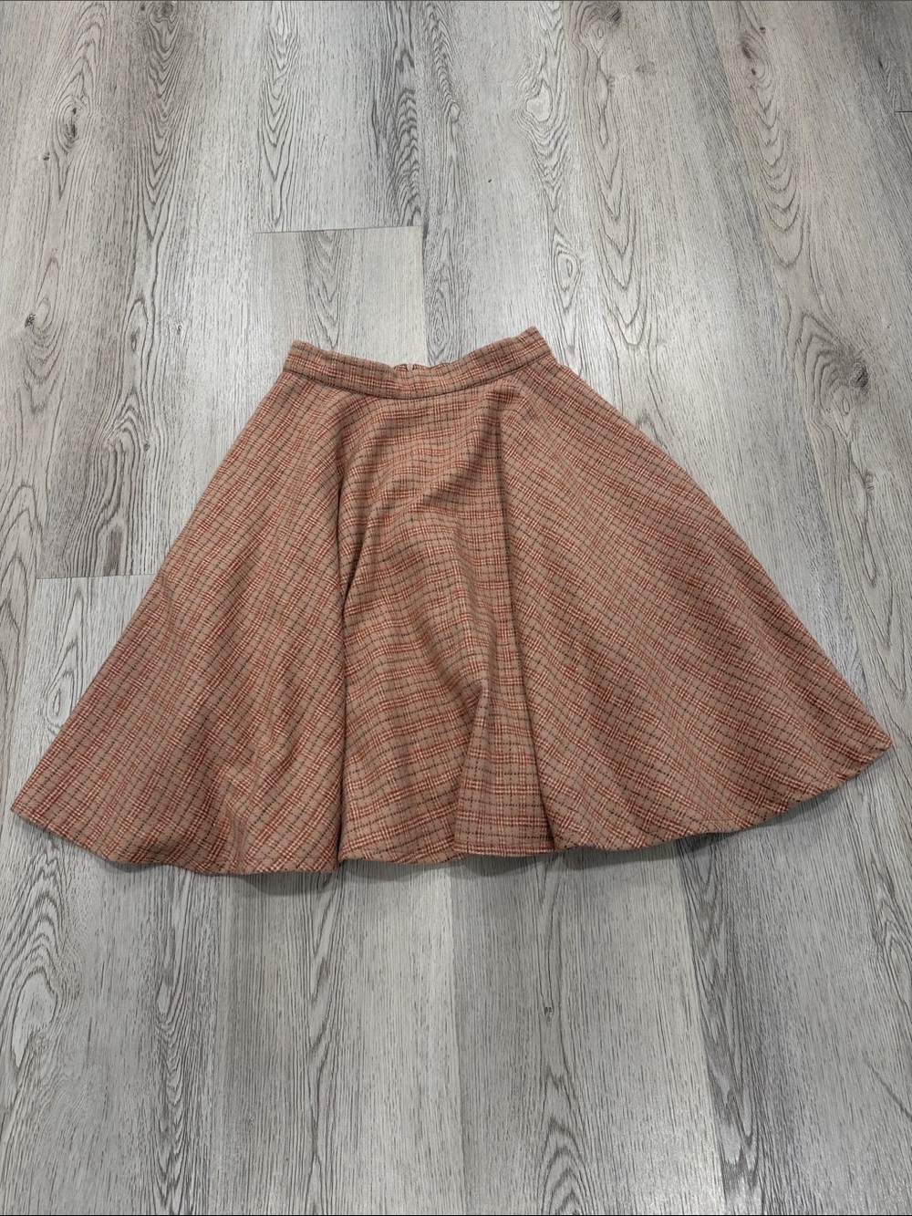 Chicwish Plaid Circle Skirt